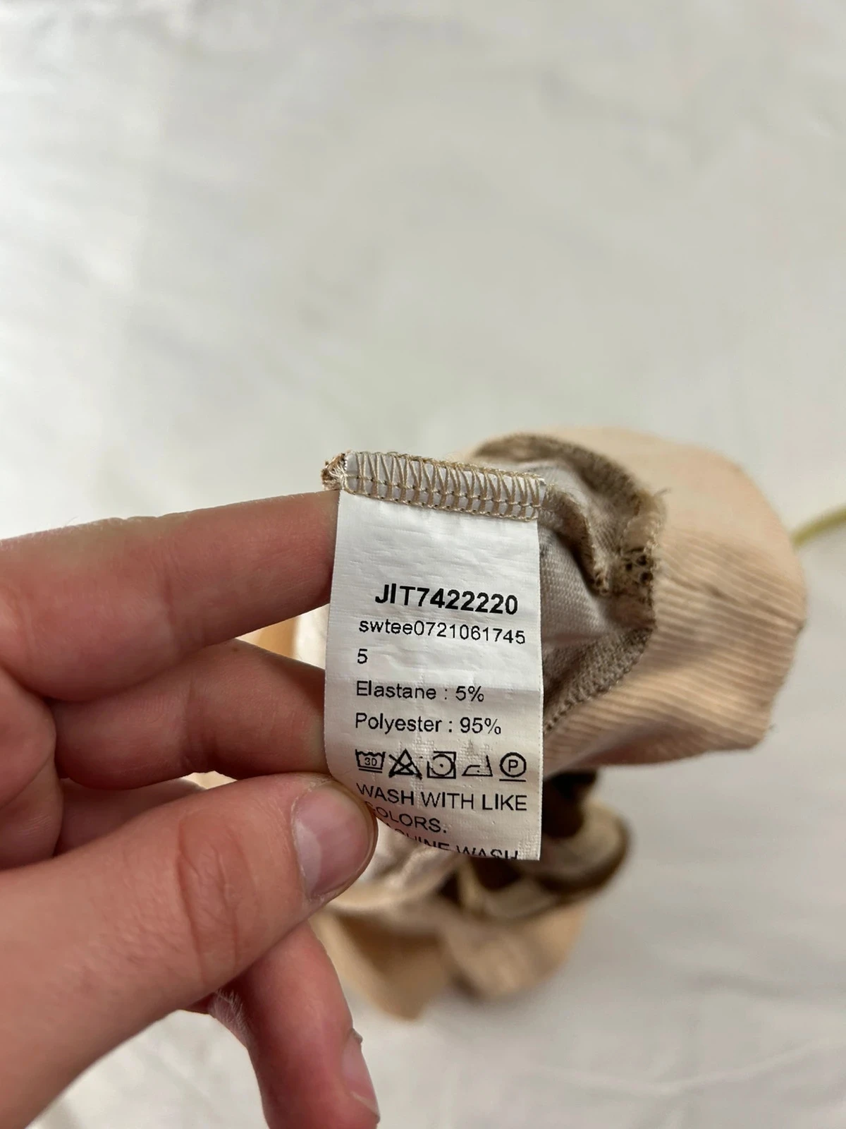 Vintage beige bruin gemotild sweatshirt – photo 9